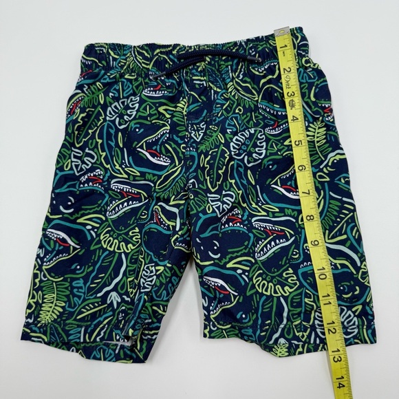 Old Navy Rashguard Swim Top Trunks Toddler Boys Swim Set Dinosaur 4T Blue White - Picture 12 of 16